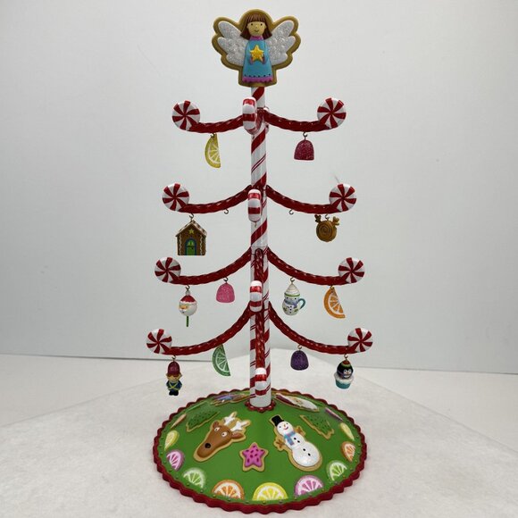 Hallmark 2017 Seasons Treatings Miniature ChristmasTree Set 12 Candy Ornaments - Picture 1 of 16